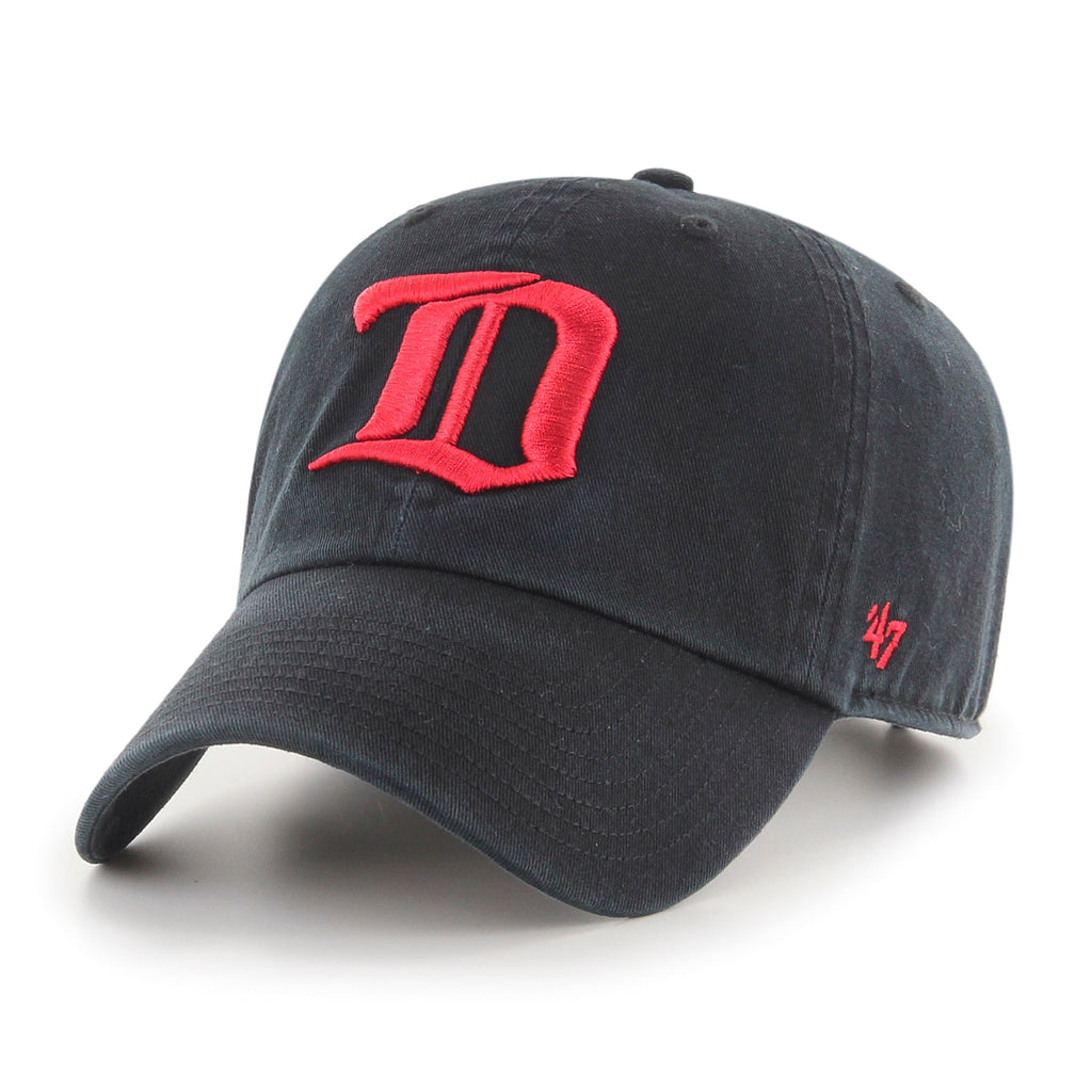 Detroit Red Wings NHL 47 Brand Men Black Vintage 1926 Clean Up Adjustable Hat product image 1, provided for visual reference