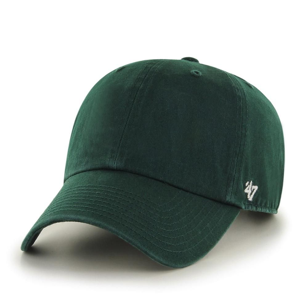 Blank 47 Brand Men Dark Green Clean Up Adjustable Hat product image 1, provided for visual reference and product detail