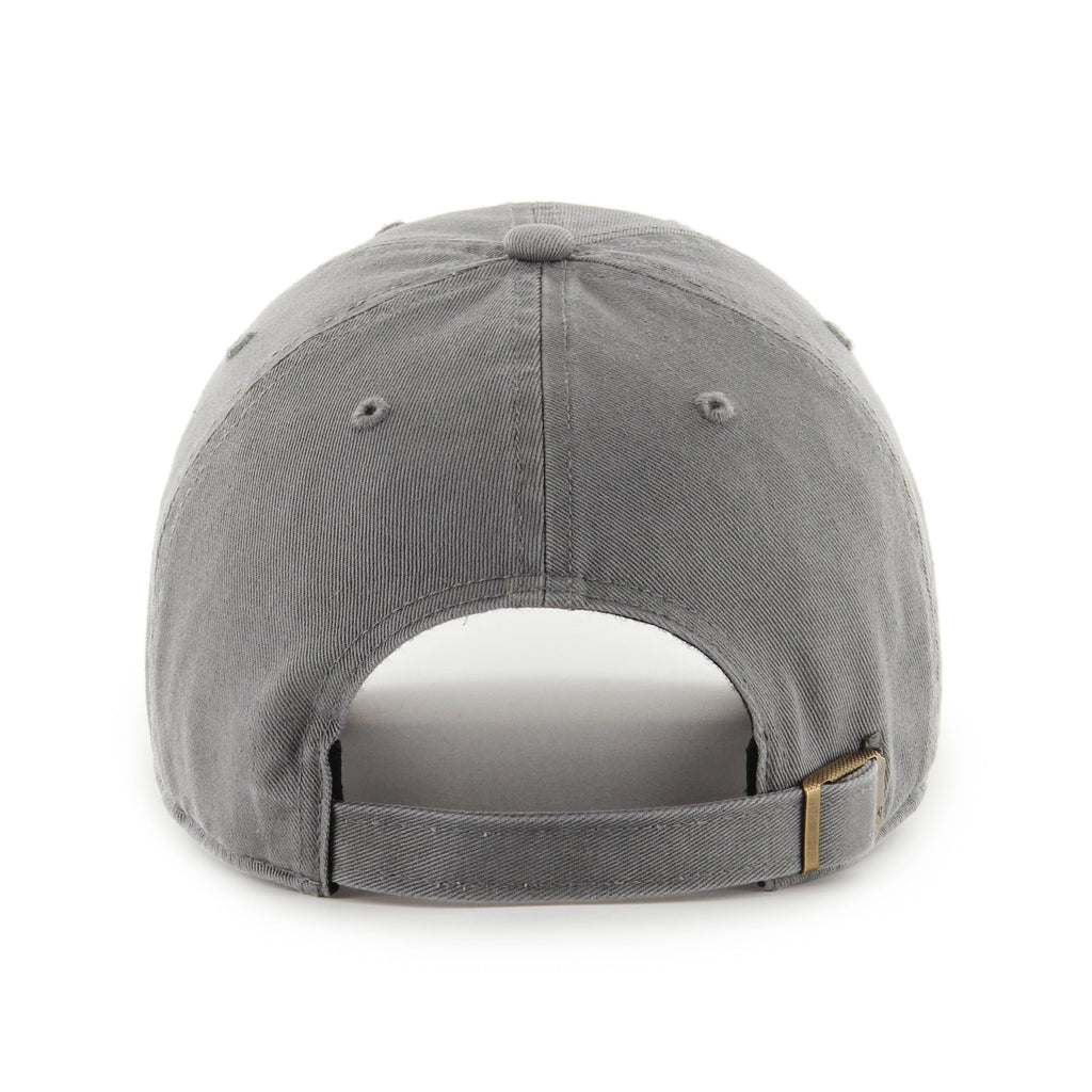 Vancouver Canucks NHL 47 Brand Men Grey Cement Ballpark Clean Up Adjustable Hat product image 2, provided for visual