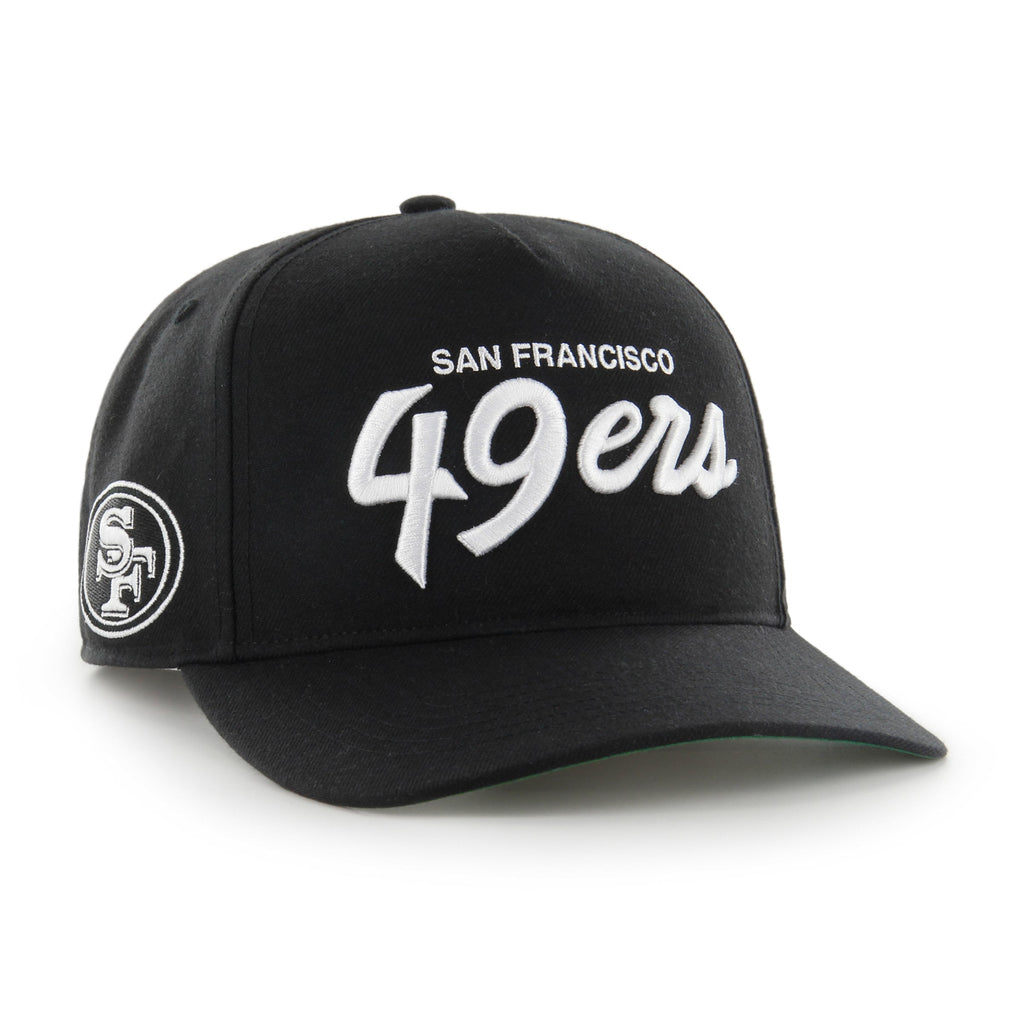 San Francisco 49ers NFL 47 Brand Men Black Attitude Hitch Adjustable Hat product image 1, provided for visual reference and