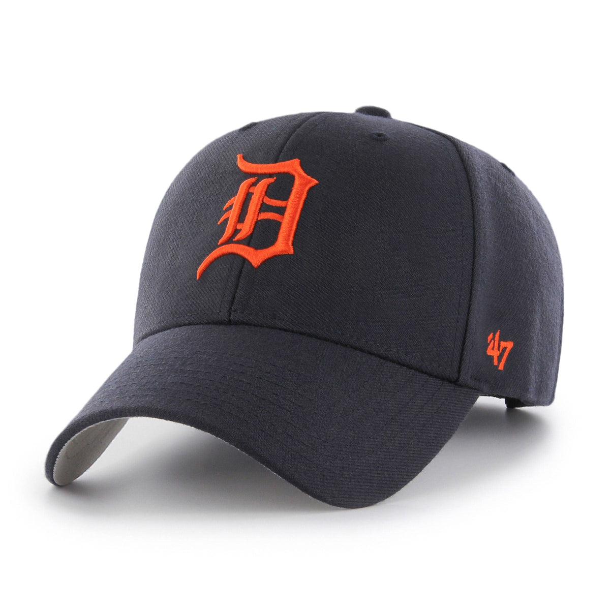 Detroit Tigers MLB 47 Brand Men Navy MVP Adjustable Hat product image 1, provided for visual reference and product detail