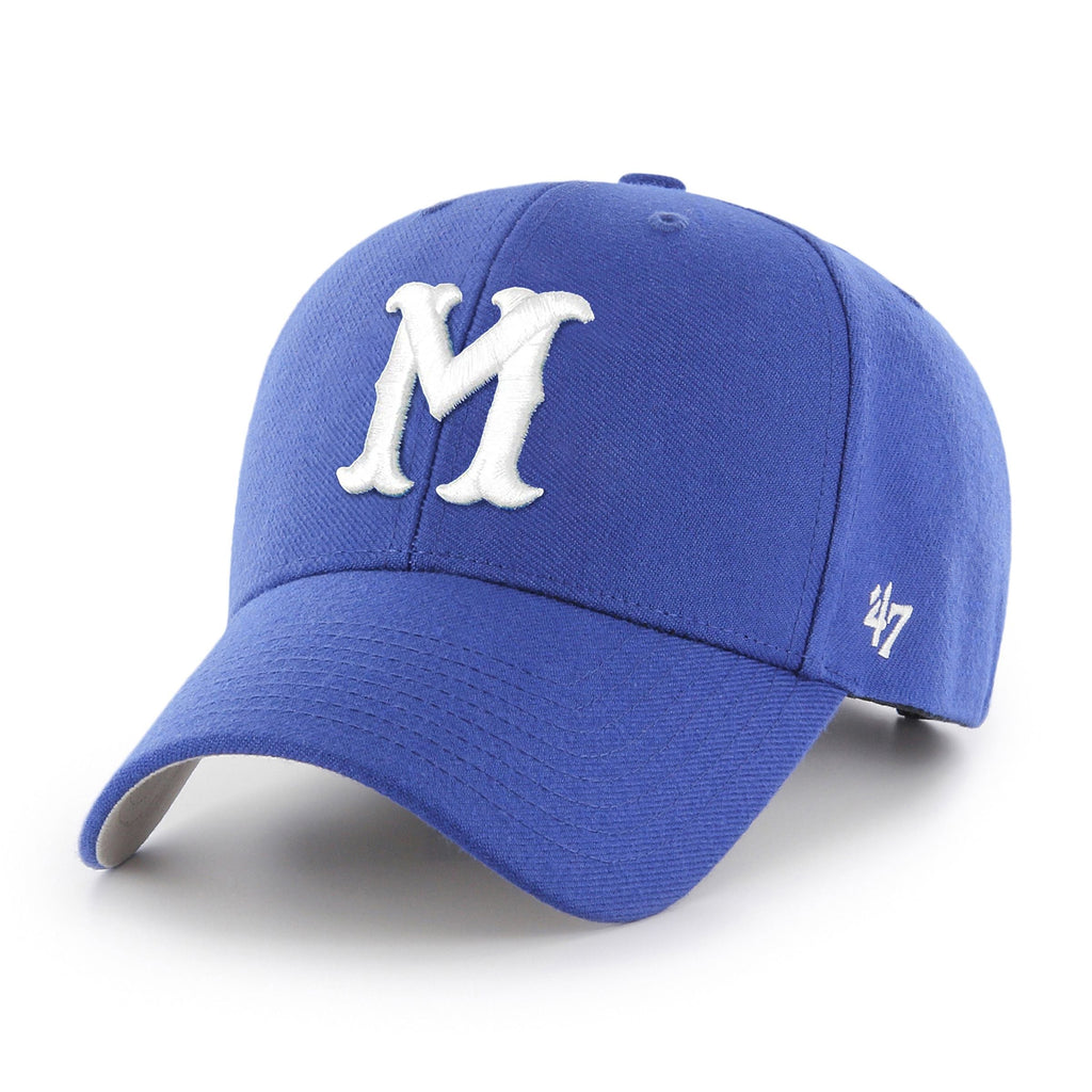 Montreal Royals MiLB 47 Brand Men Royal Blue MVP Adjustable Hat product image 1, provided for visual reference and product