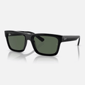 Warren Sunglasses | Black/Dark Green product image 1, provided for visual reference and product detail review